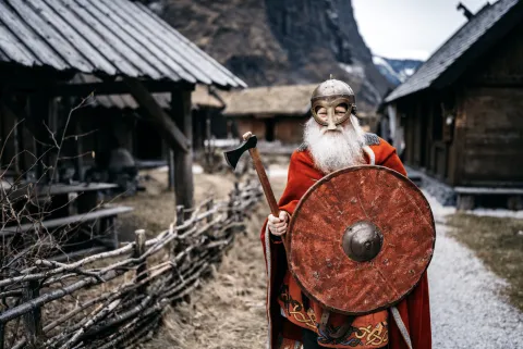 Viking at Gudvangen